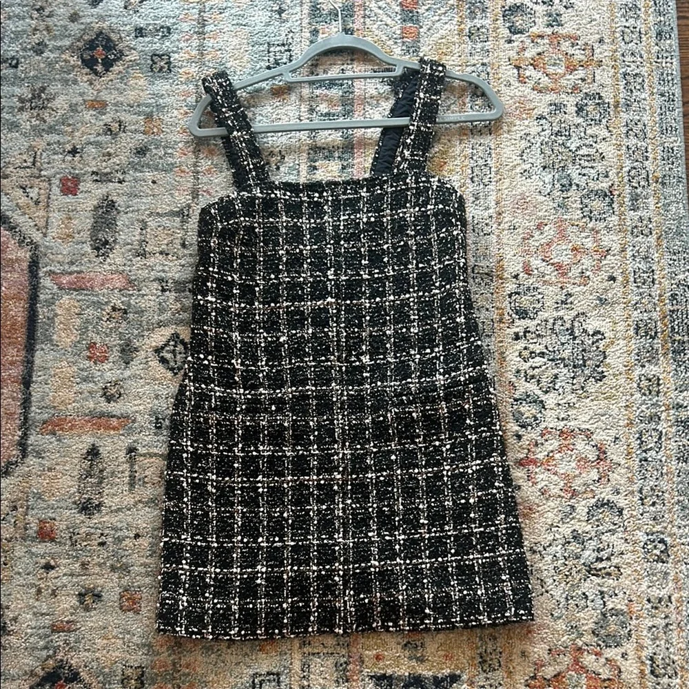 Black and White Abercrombie and Fitch Tweed Dress - Picture 3 of 5